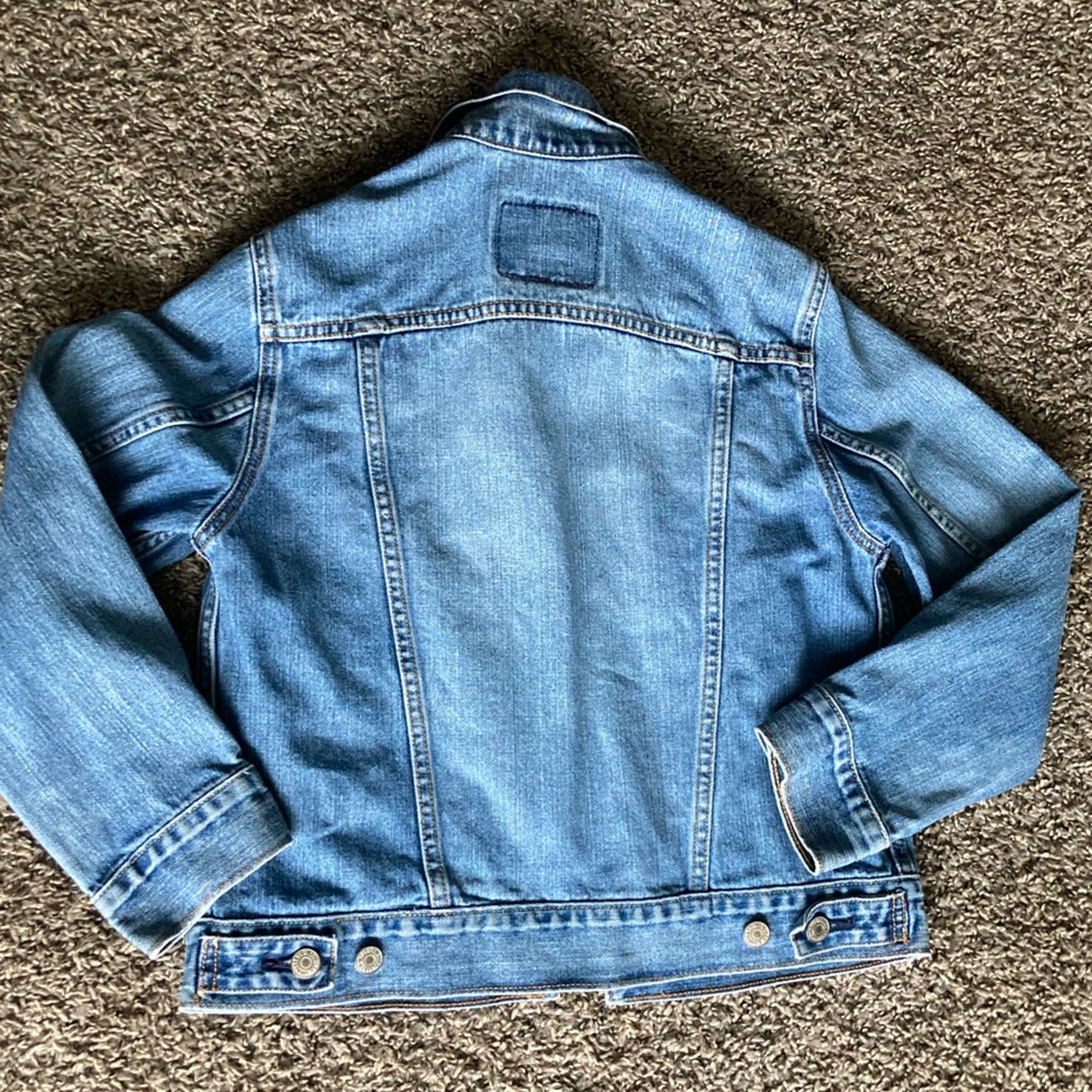 Levi's Blue Jean Jacket Medium Indigo Classic - Picture 7 of 8